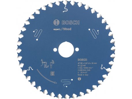 BOSCH List kružne testere Expert for Wood 190 x 30 x 2,6 mm, 40 - 2608644048