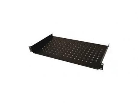 MIRSAN Polica fiksna 600mm rack kačenje na 4 tačke Mirsan 19/1U crna MR.SBR60.01