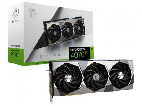 MSI NVidia GeForce RTX 4070 Ti 12GB RTX 4070 Ti SUPRIM X 12G