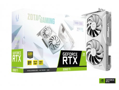 ZOTAC Grafička karta Zotac Gaming Geforce RTX 3060 TI Twin Edge White Edition 8GB DDR6 256 bit 3xDP/HDMI