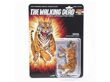 McFARLANE TOYS The Walking Dead, Shiva Force Tiger Shiva (Bloody) 13 cm, figura
