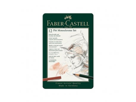 FABER-CASTELL Set za crtanje Faber Castell Pitt Monochrome 1/12