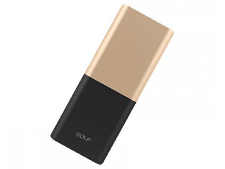 GOLF Power bank 10000mAh  G27 GOLD 2xUSB
