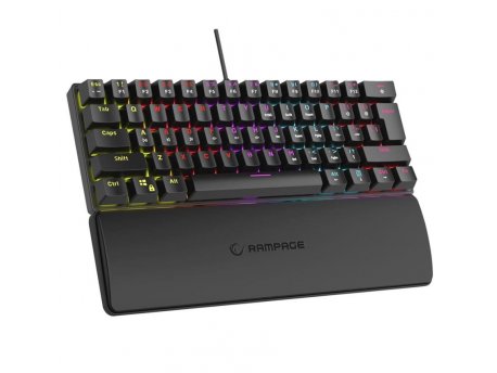 RAMPAGE TASTATURA PLOWER K60 BK CRVENI PREKIDAC RAMPAGE