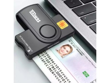 SAMTEC Smart kartica  SMT-610 SmartCard/MicroSD/SD/SIM (za biometrijske lične karte) USB