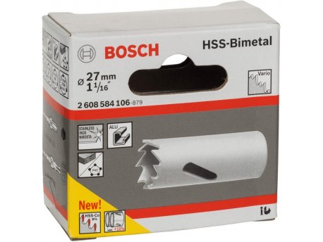 BOSCH Testera za otvore HSS-bimetal za standardne adaptere 27 mm. 1 1;16''