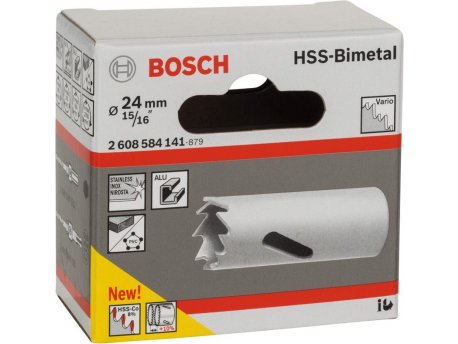 BOSCH Testera za otvore HSS-bimetal za standardne adaptere 24 mm. 15;16''
