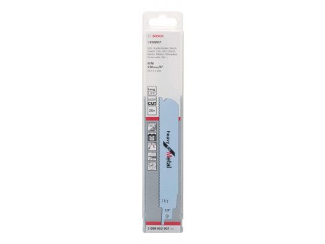 BOSCH List univerzalne testere S 926 BEF Heavy for Metal - pakovanje 25 komada - 2608653067