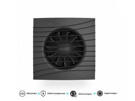 BBLINK Era ventilator F100 silent 4C crni