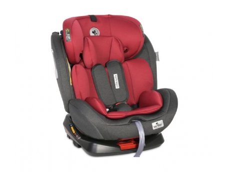 LORELLI BERTONI Auto sedište Lyra Isofix 0-36KG - Black/Red (2023)
