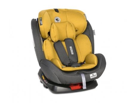 LORELLI BERTONI Auto sedište Lyra Isofix 0-36KG - Black/Lemon Curry (2023)