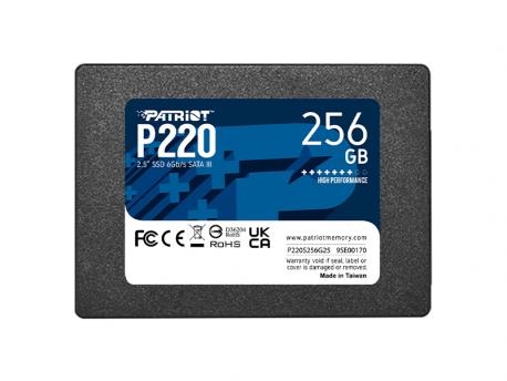 PATRIOT SSD 2.5 SATA3 256GB Patriot P220 550MBs/490MBs P220S256G25