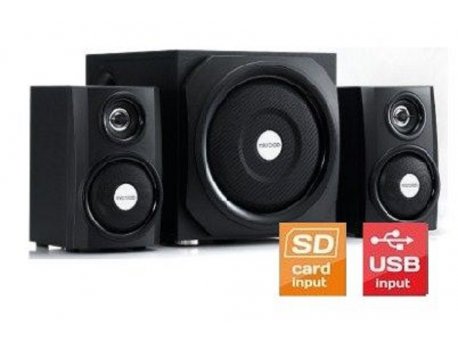 MICROLAB TMN9U Aktivni drveni zvucnici 2.1 sistem 40W RMS (16W, 2x12W) SD USB 3.5mm