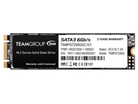TEAM GROUP M.2 2280 256GB MS30 NGFF SSD SATA3 500/400MB/s TM8PS7256G0C101
