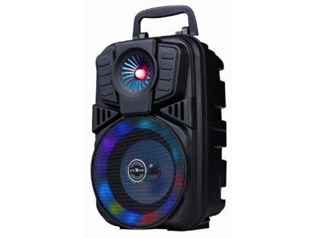 GEMBIRD SPK-BT-LED-01  Portable Bluetooth karaoke  zvučnik 5W FM USB SD 3,5mm MIC 6,35mm LED