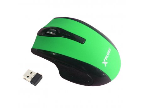 XPLORE Bežični miš XP1221 zeleno - crni