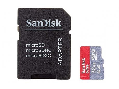 SANDISK SDHC 32GB Ultra Mic.120MB/s A1Class10 UHS-I +Adap.