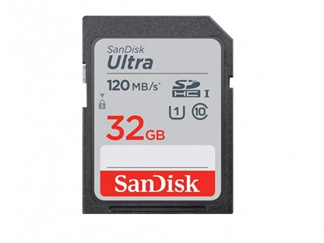 SANDISK SDHC 32GB Ultra 120MB/s Class 10 UHS-I
