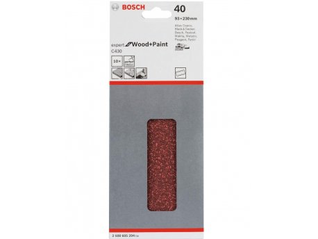 BOSCH Brusni list C430, pakovanje od 10 komada 93 x 230mm. P40