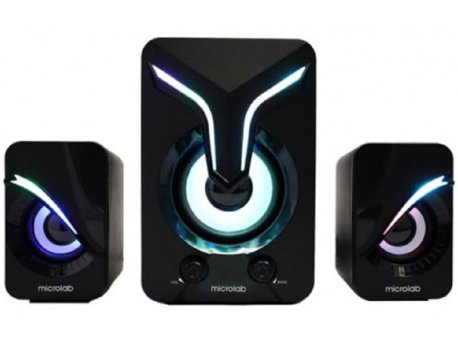 MICROLAB U270 Phenix Stereo zvučnici  black 11W (5W, 2x3W)USB power 3,5mm LED