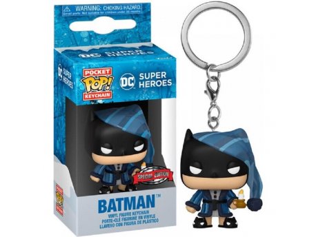 FUNKO POP Keychain: DC Holiday - Batman (WMT), privezak