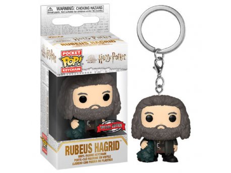 FUNKO POP Keychain: HP Holiday - Hagrid, privezak