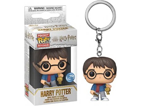 FUNKO POP! Keychain: HP Holiday - Harry (WMT), privezak
