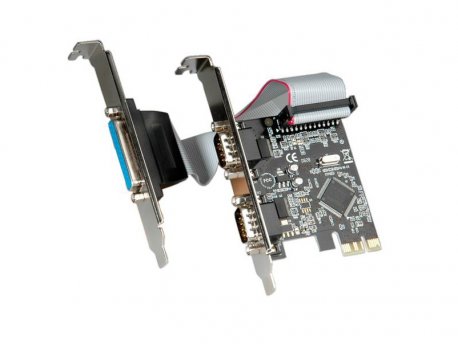 Secomp Value PCIe Adapter 2xRS232 DB9 + 1xEPP
