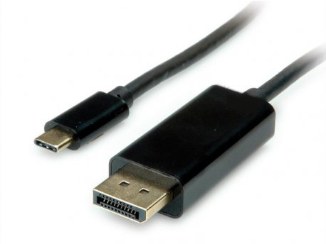 Secomp Type C - DisplayPort Cable, M/M, 1.0 m
