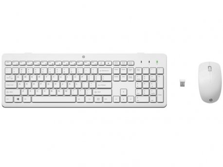 HP 230 bežični set tastatura+miš YU raspored bela 3L1F0AA