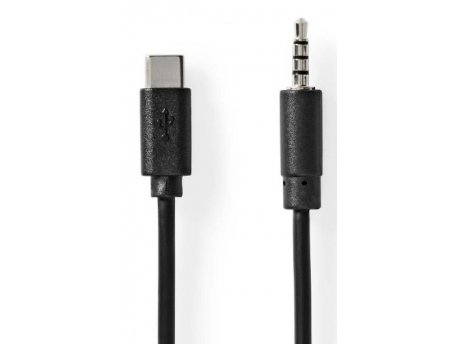 NEDIS CCGP65950BK10 USB-C muški na 3.5mm muški 1m