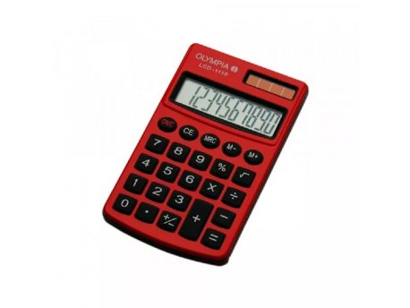 OLYMPIA Olympia Kalkulator Olympia LCD 1110 Red ( 1340 )