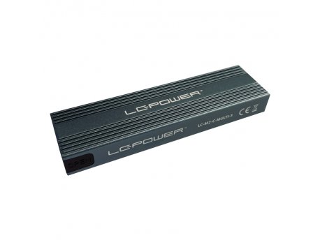 LC POWER LC-M2-C-MULTI-3 M.2 SSD Enclosure NVMe & SATA