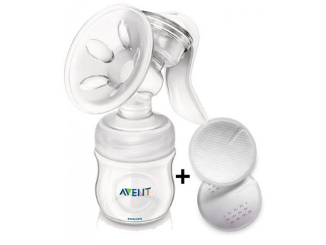 AVENT PUMPICA ZA IZMAZANJE NATURAL 3969 + TUFERI ZA GRUDI JEDNOKRATNI DNEVNI 5782 - 24KOM