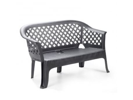 Ipae-progarden Klupa baštenska plastična Lariana zelena