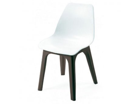Ipae-progarden Stolica baštenska plastična Eolo belo braon