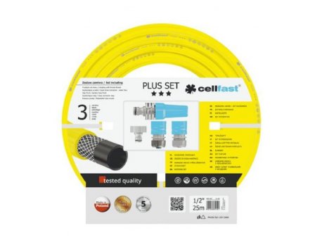 CELLFAST Set za zalivanje Plus, 25m+mlaznice