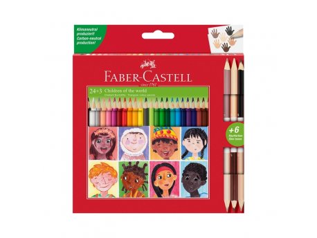FABER-CASTELL Drvene bojice 1/24 + 3 BICOLOR