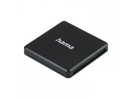 HAMA USB 3.0 Multi-Card Reader, SD/MicroSD/CF, Black