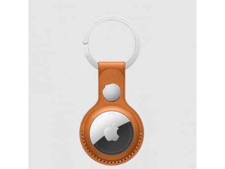 APPLE AirTag Leather Key Ring - Golden Brown ( mmfa3zm/a )