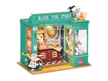 Robotime Alice's Tea Store