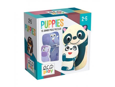HEADU Eco puzzle životinje roditelj i dete