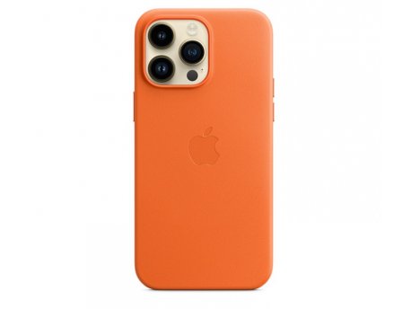 APPLE IPhone 14 Pro Max Leather Case with MagSafe Orange (mppr3zm/a)