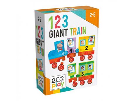 HEADU Eco puzzle edukativni voz brojevi