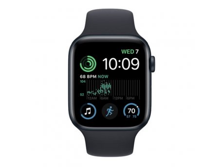 APPLE Watch SE2 GPS Midnight Aluminium, Midnight Sport Band 40mm (mnjt3se/a)