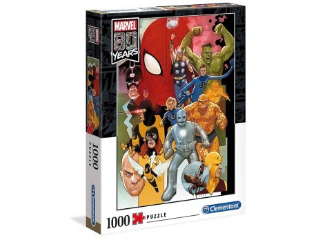 CLEMENTONI Puzzle 1000 delova Marvel 80 godina