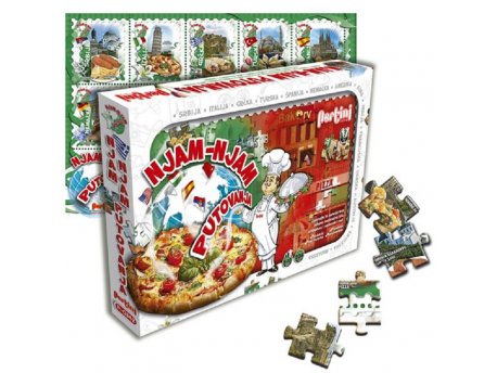PERTINI Njam Njam putovanja puzzla 204 kom