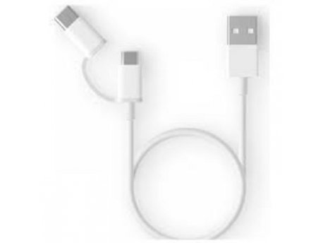 XIAOMI Mi 2-in-1 USB Cable Micro USB to Type C (30cm)