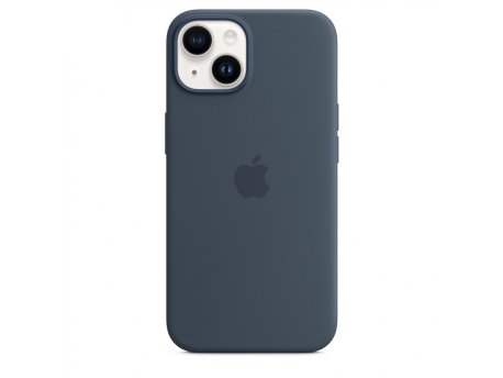 APPLE IPhone 14 Pro Max Silicone Case with MagSafe Storm Blue