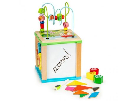 ECO TOYS Drvena edukativna kocka  (HM015470)